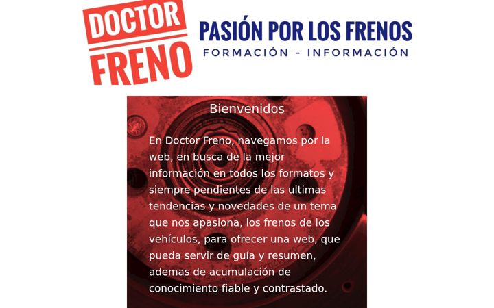 Screenshot of doctorfreno.com