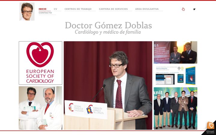 Screenshot of doctorgomezdoblas.com