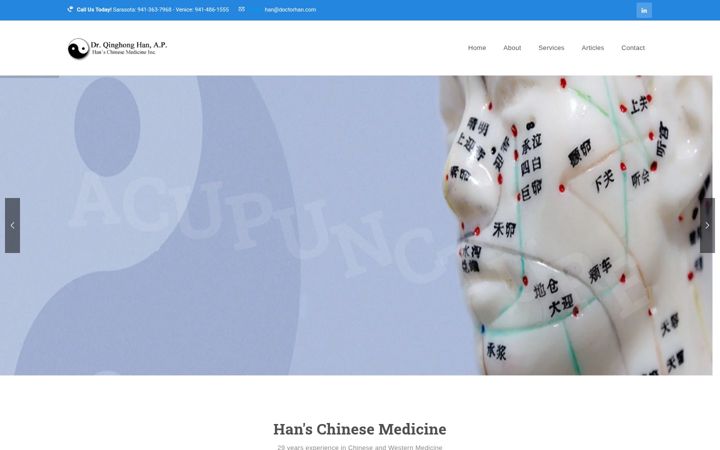 Screenshot of doctorhan.com