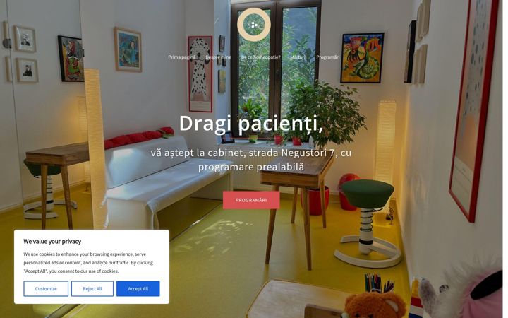 Screenshot of doctorhomeopat.ro