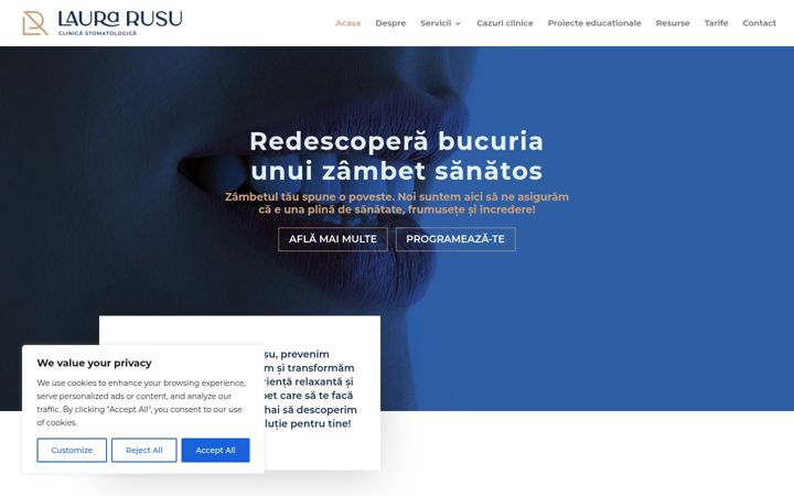 Screenshot of doctorlaura.ro