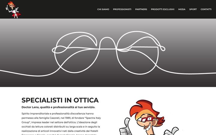 Screenshot of doctorlens.it