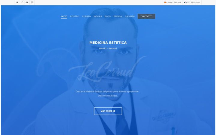 Screenshot of doctorleocerrud.com