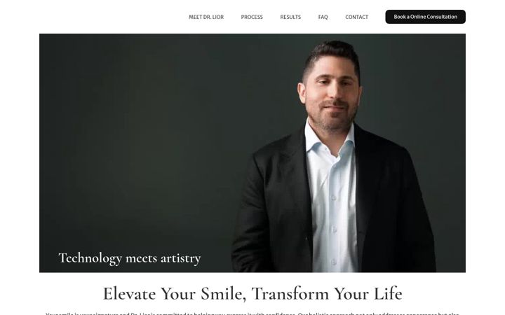 Screenshot of doctorlior.com