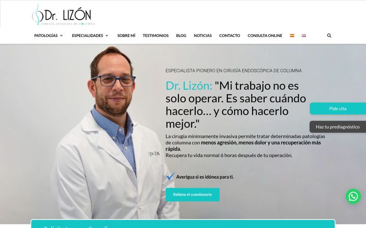 Screenshot of doctorlizon.com