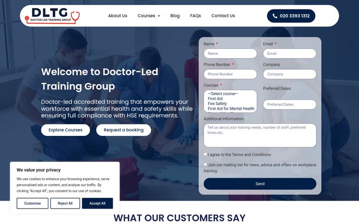 Screenshot di doctorltg.org