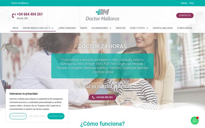 Screenshot of doctormallorca.com