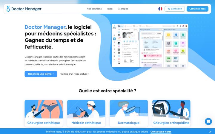 Screenshot of doctormanager.be
