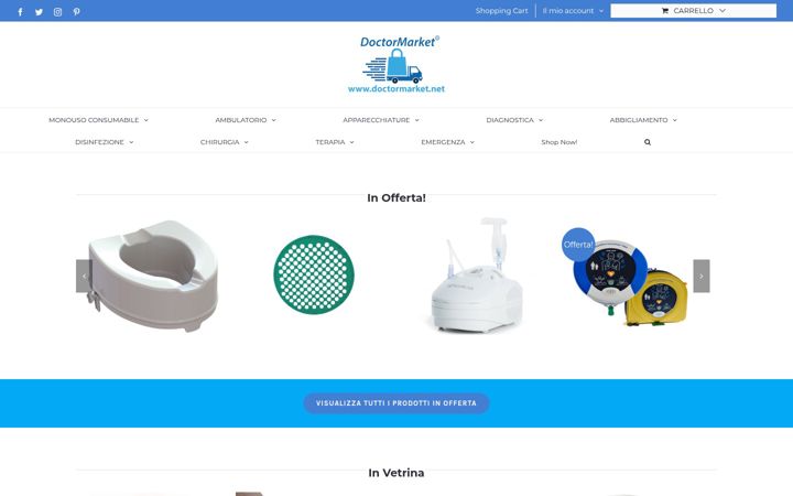 Snimka zaslona za doctormarket.net