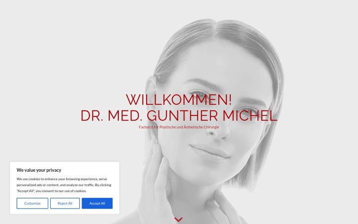 Screenshot of doctormichel.de