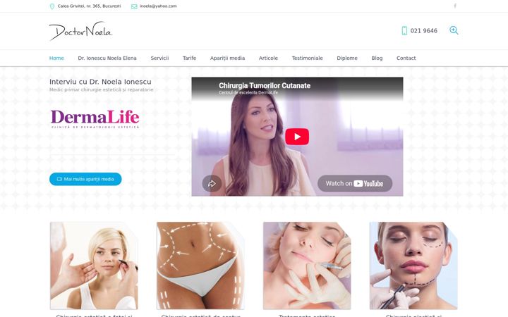Screenshot of doctornoela.ro