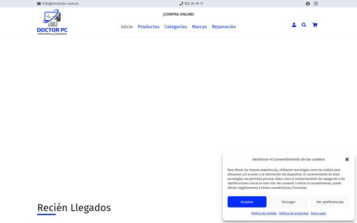 Screenshot of doctorpc.com.es