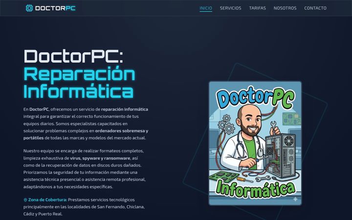 Screenshot of doctorpc.es