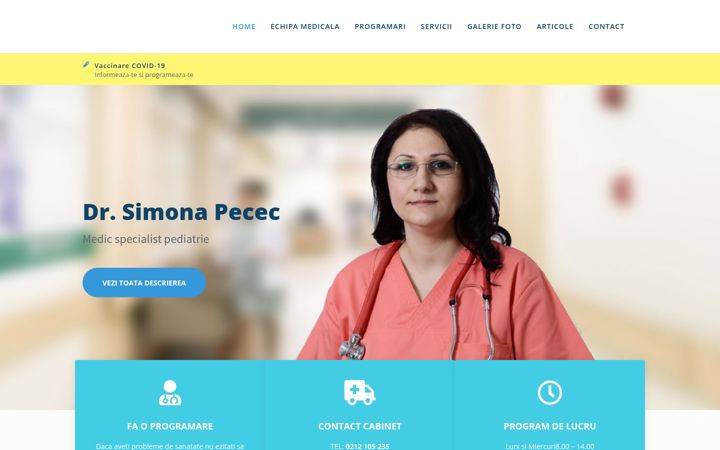 Screenshot of doctorpecec.ro