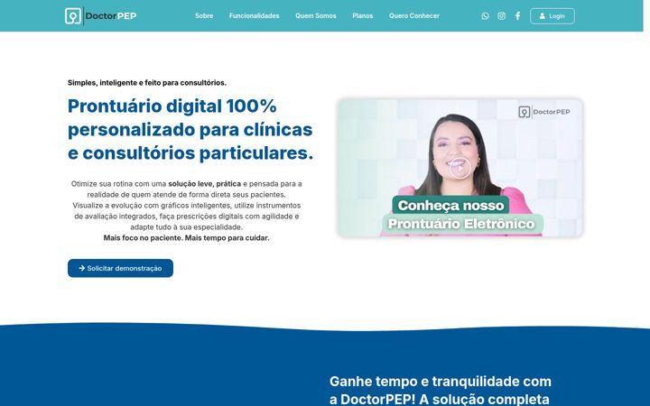 Screenshot ta' doctorpep.com.br