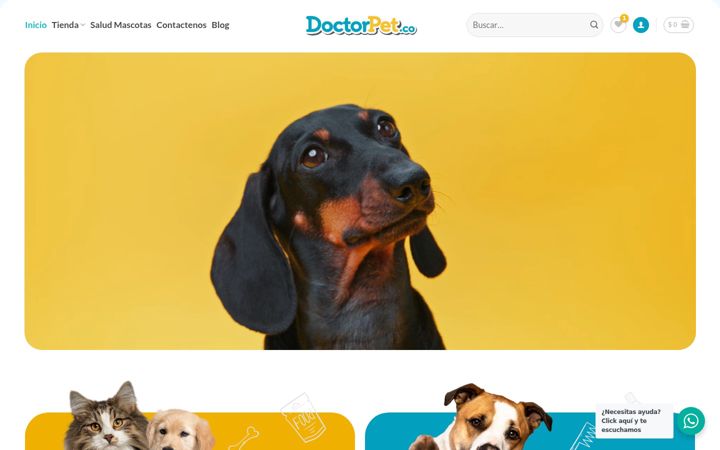 Screenshot του doctorpet.co