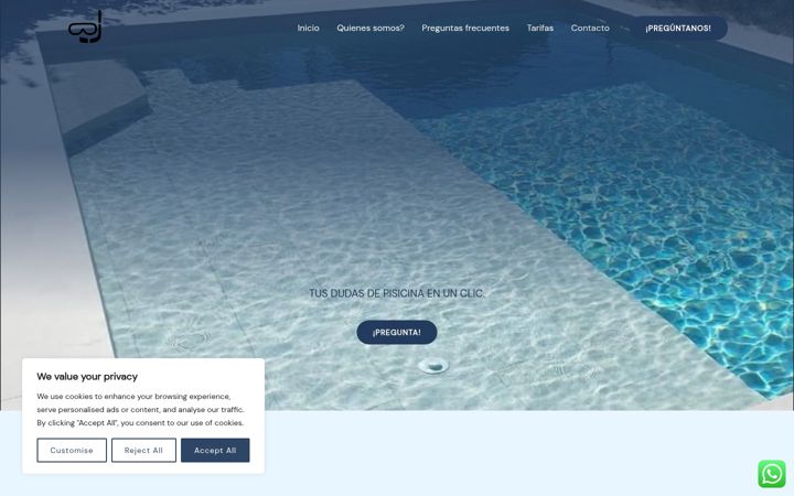 Screenshot of doctorpiscina.com