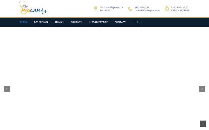 Captură de ecran a doctorprocar.ro