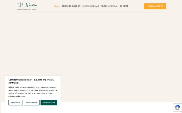 Screenshot of doctorsandina.ro