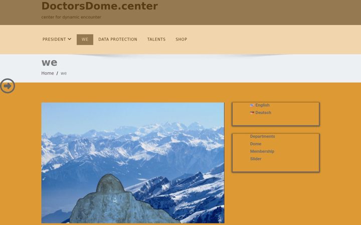 Screenshot of doctorsdome.center