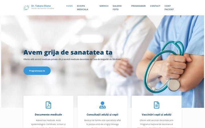 Screenshot of doctortabacu.ro