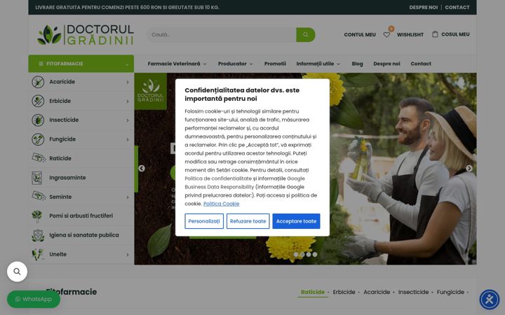 Screenshot of doctorulgradinii.ro