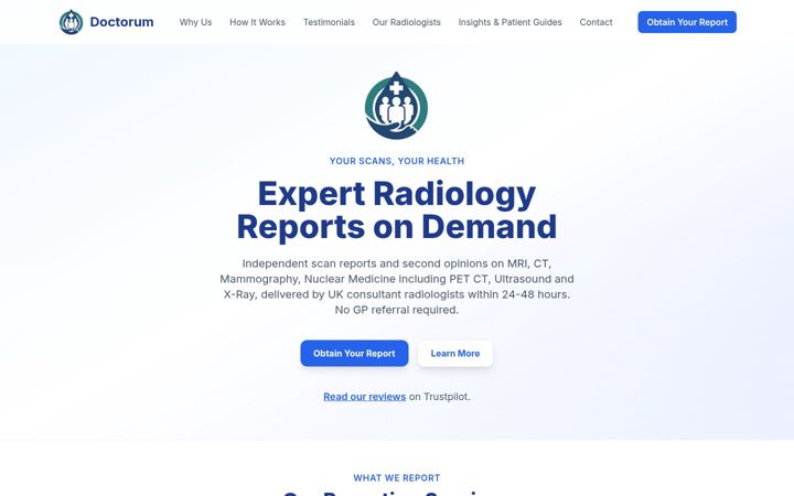 Screenshot of doctorum.co.uk