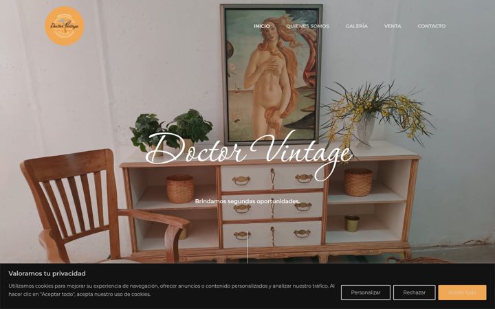 Screenshot of doctorvintagetenerife.es