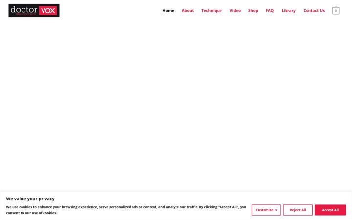 Screenshot of doctorvox.eu