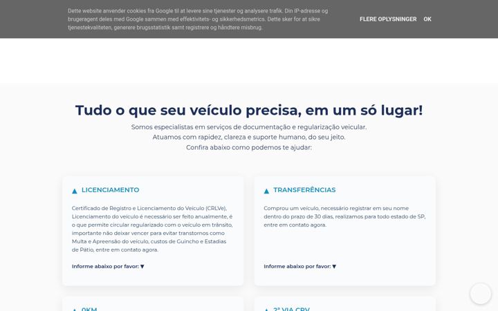 Screenshot ta' doctran.com.br