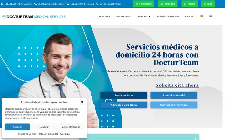 Screenshot of docturteam.com