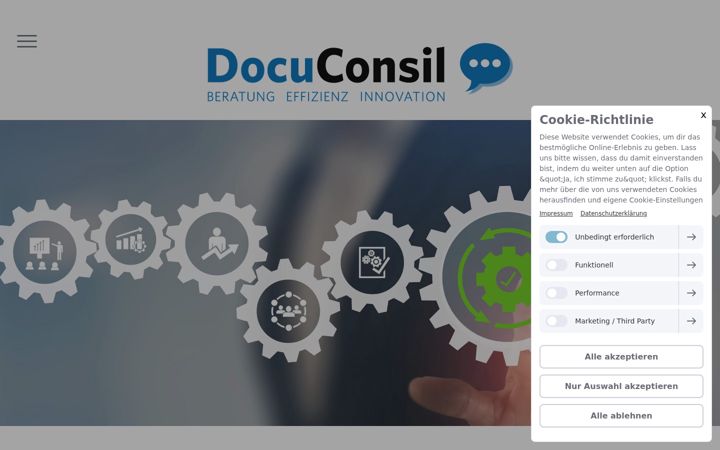 Screenshot of docuconsil.de