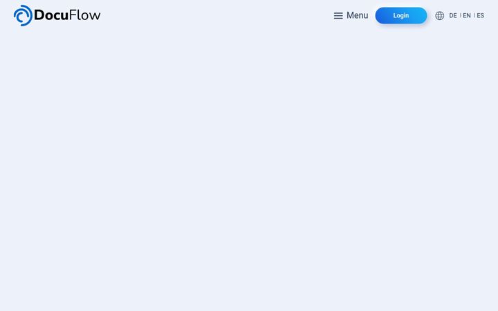Screenshot of docuflow.cloud
