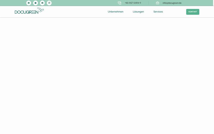 Screenshot of docugreen.de