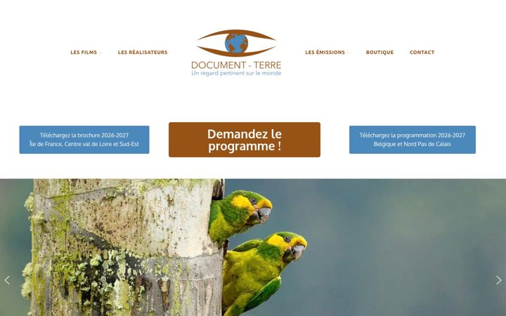 Zrzut ekranu document-terre.fr