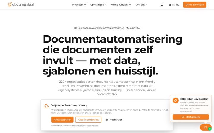 Posnetek zaslona documentaal.nl