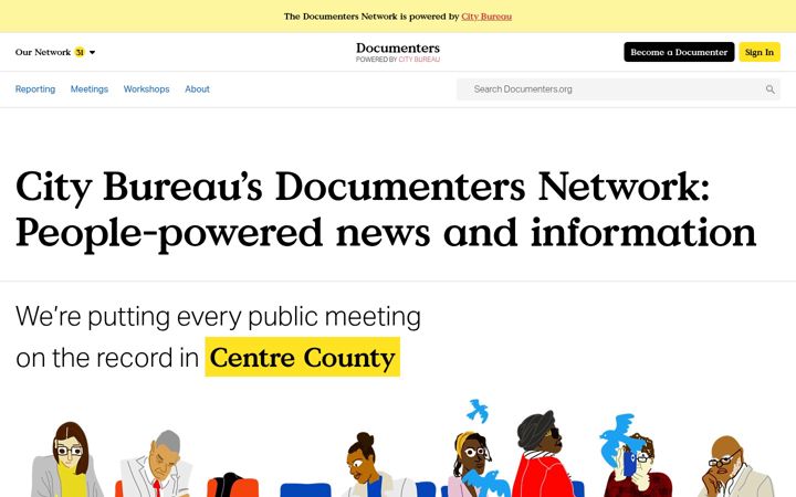 Screenshot ta' documenters.org