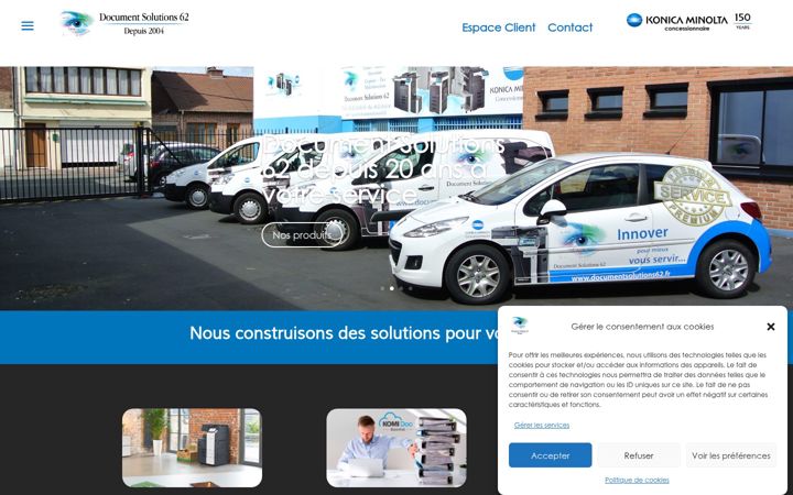 Screenshot of documentsolutions62.fr