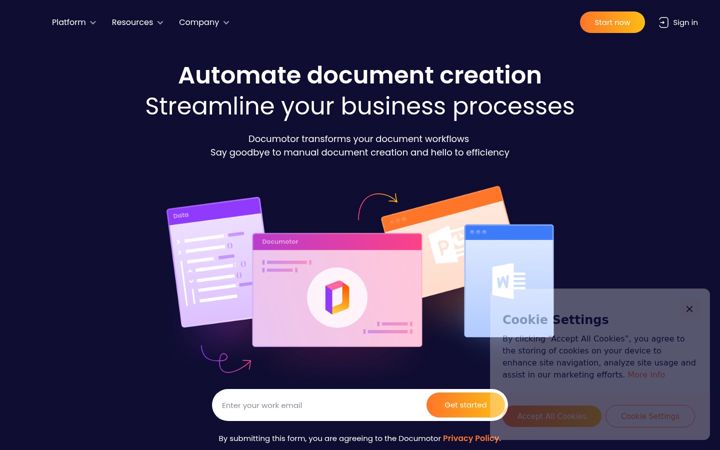 Screenshot of documotor.com