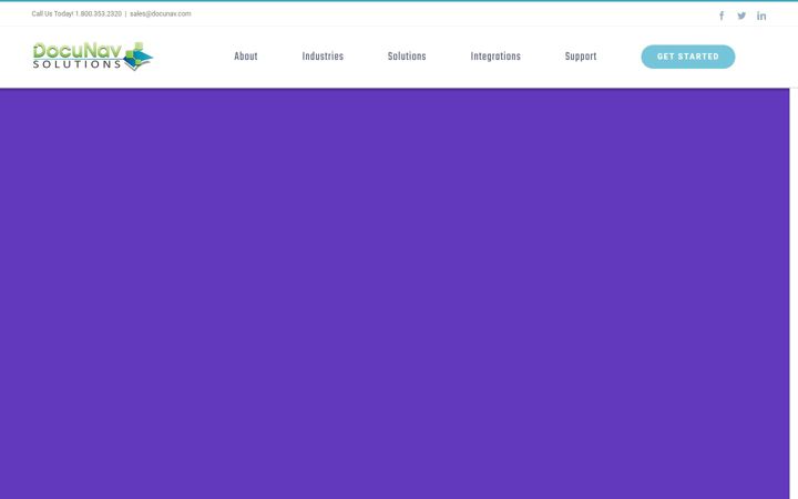 Screenshot of docunav.com