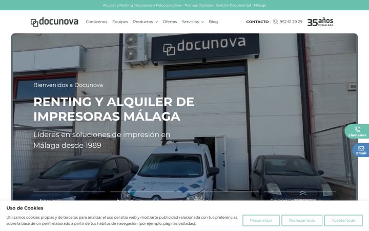 Screenshot of docunova.es
