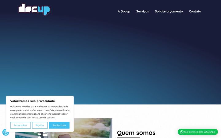 Screenshot of docup.com.br