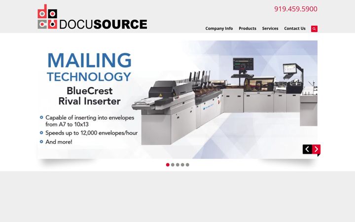 Screenshot of docusourceofnc.com