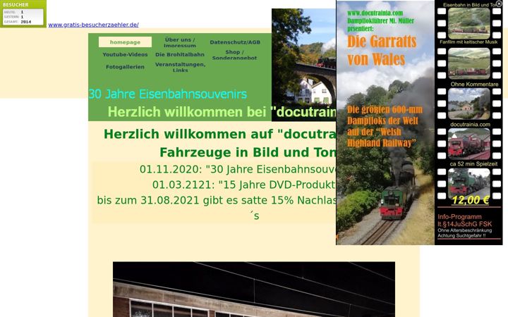 Screenshot of docutrainia.com