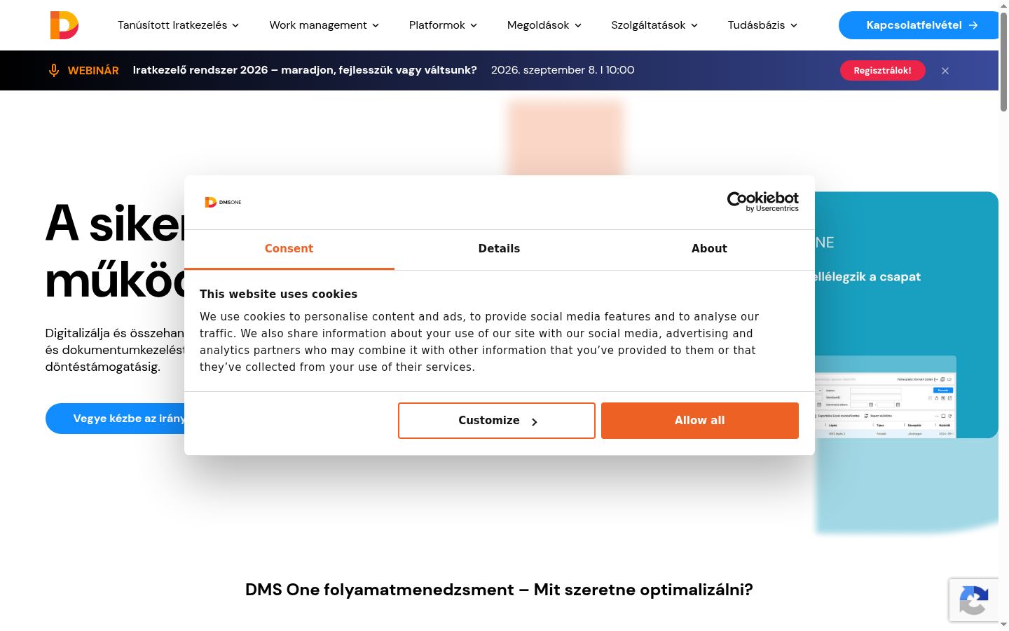 Zrzut ekranu banera zgody wyświetlanego przed jakąkolwiek interakcją