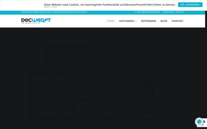 Screenshot ta' docwerft.de
