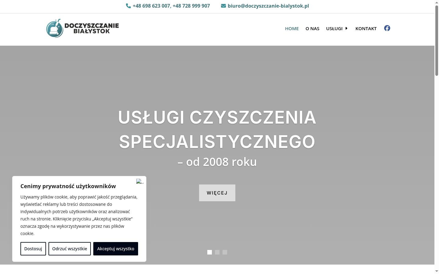 Screenshot van de toestemmingsbanner zoals getoond vóór enige interactie
