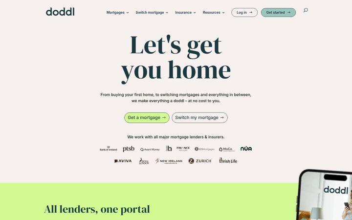 Screenshot of doddl.ie
