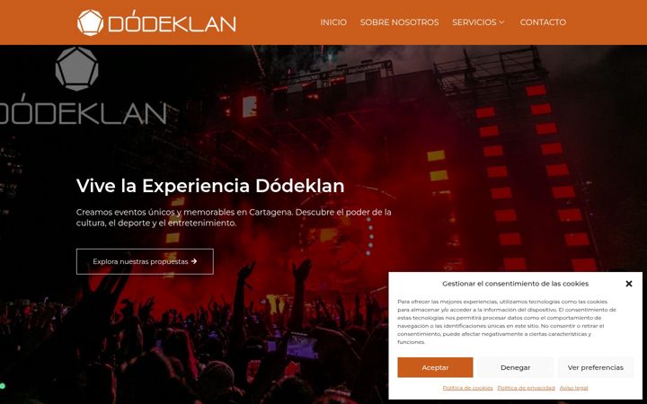 Screenshot of dodeklan.com