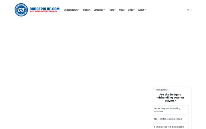 Kuvakaappaus sivustosta dodgerblue.com